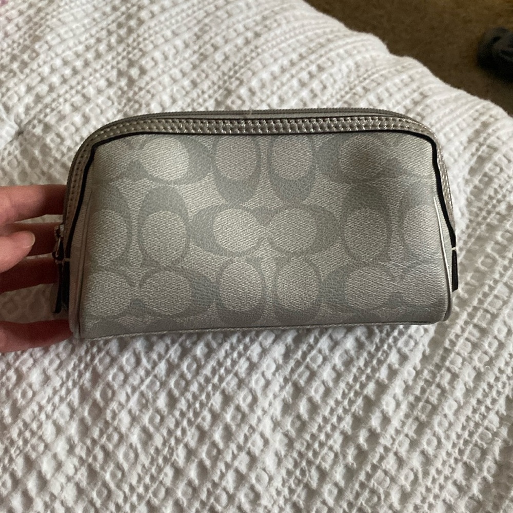 Coach small makeup bag